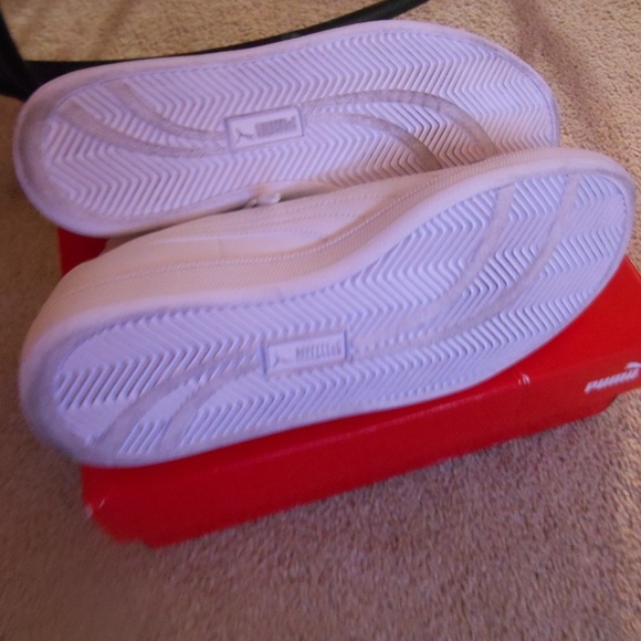 NIB Mens Size 8 Puma Smash L Shoes White - Picture 2 of 2